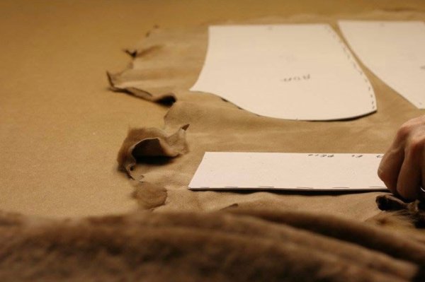 Pieles para la fabricación de chaquetas artesanas